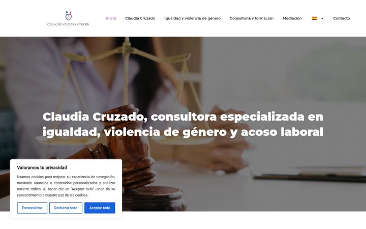 Screenshot of ccviolenciaeigualdad.com
