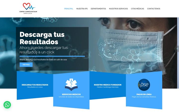 Zrzut ekranu ccvsantalucia.com.co