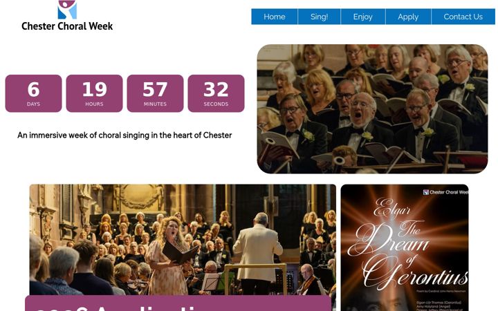 Screenshot ta' ccweek.co.uk