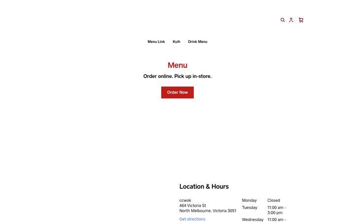 Screenshot of ccwok.com.au
