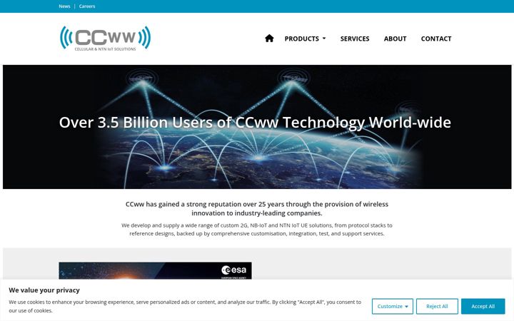 Screenshot of ccww.co.uk