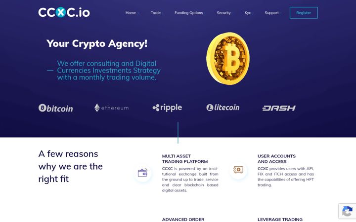 Snímek obrazovky ccxc.io