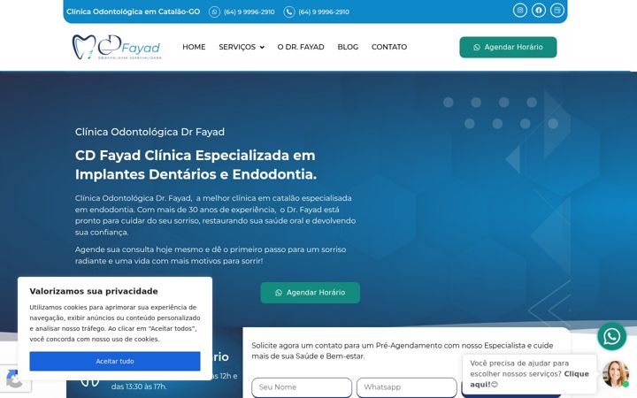 Screenshot of cd-fayad.com.br