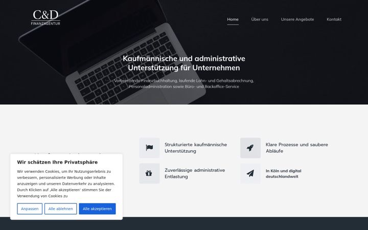 Captura de pantalla de cd-finanzagentur.de