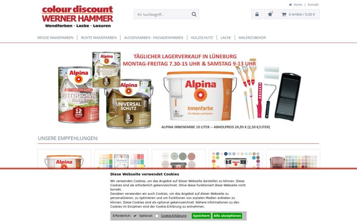 Captura de pantalla de cd-hammerpreise.de