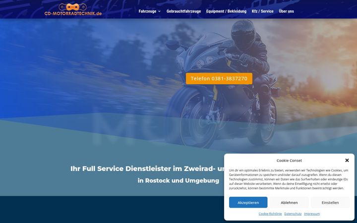 Captura de pantalla de cd-motorradtechnik.de