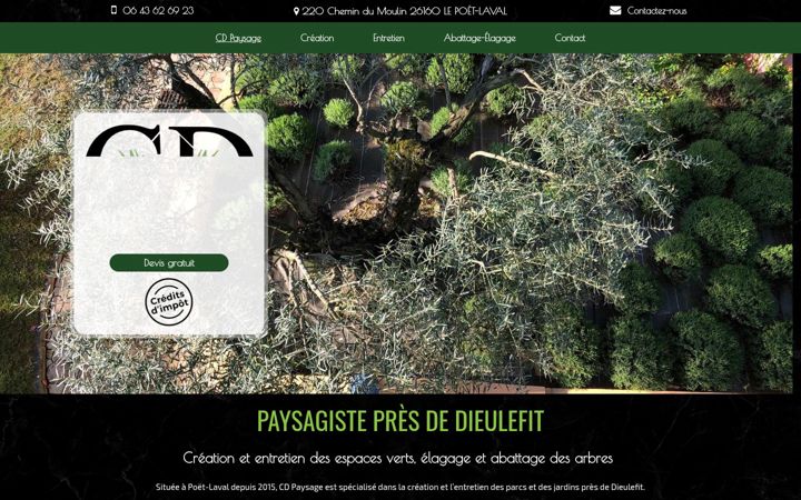 Screenshot ta' cd-paysage26.fr