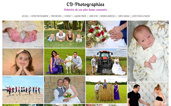 Screenshot of cd-photographies.com