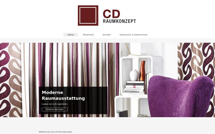 Captura de pantalla de cd-raumkonzept.de
