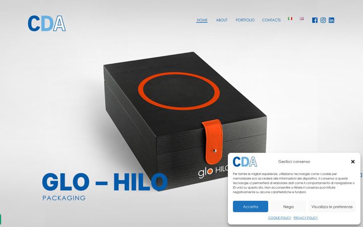 Screenshot of cda-adv.com