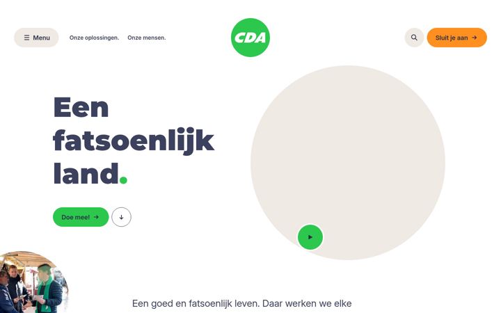 Screenshot of cda.nl