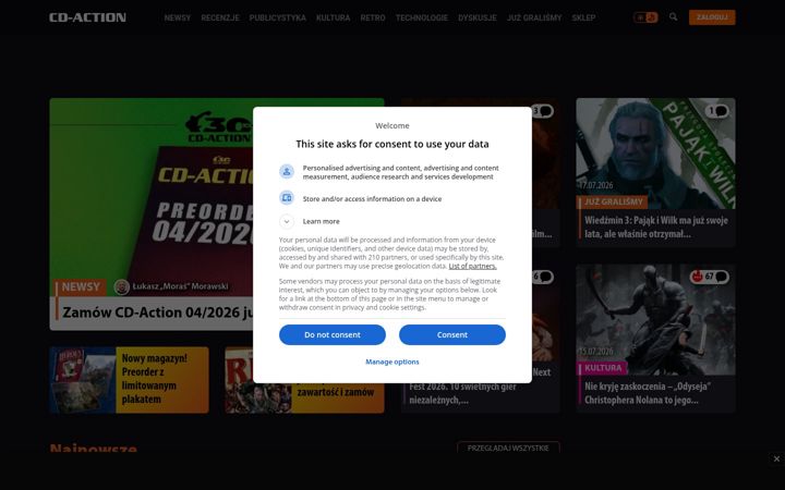 Screenshot of cdaction.pl