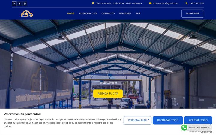 Screenshot of cdalasecreta.com