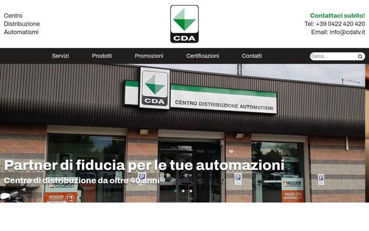 Screenshot of cdatv.it