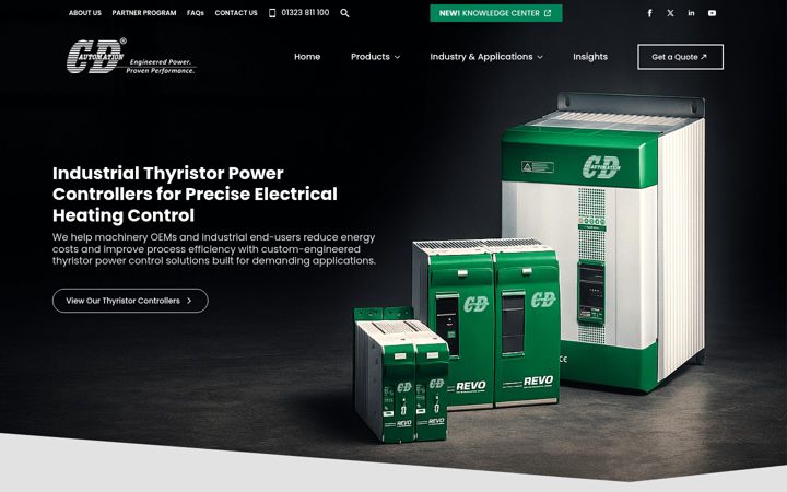 Screenshot of cdautomation.co.uk