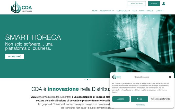 Screenshot of cdaweb.it