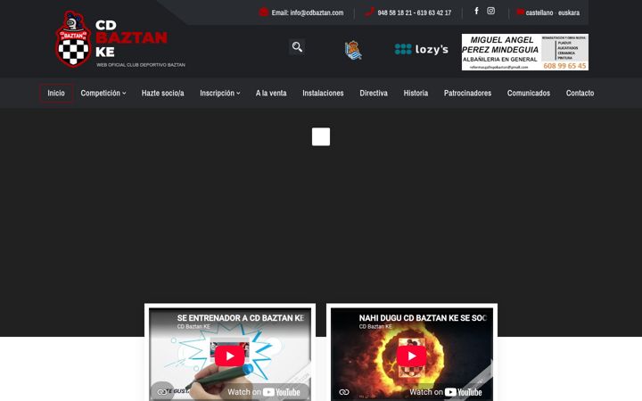 Screenshot of cdbaztan.com
