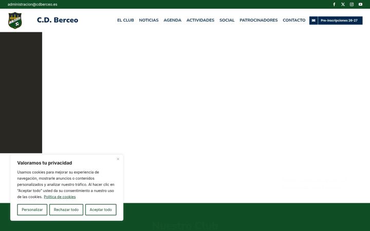 Captura de ecrã de cdberceo.es
