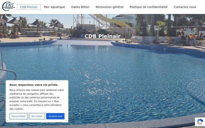 Screenshot of cdbpleinair.fr