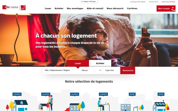 Screenshot of cdc-habitat.fr