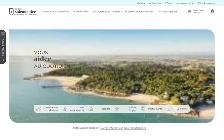 Screenshot of cdc-iledenoirmoutier.com