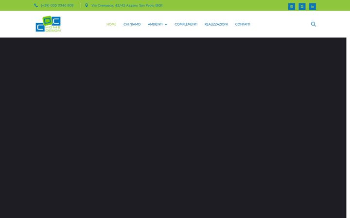 Screenshot of cdcarredamenti.it