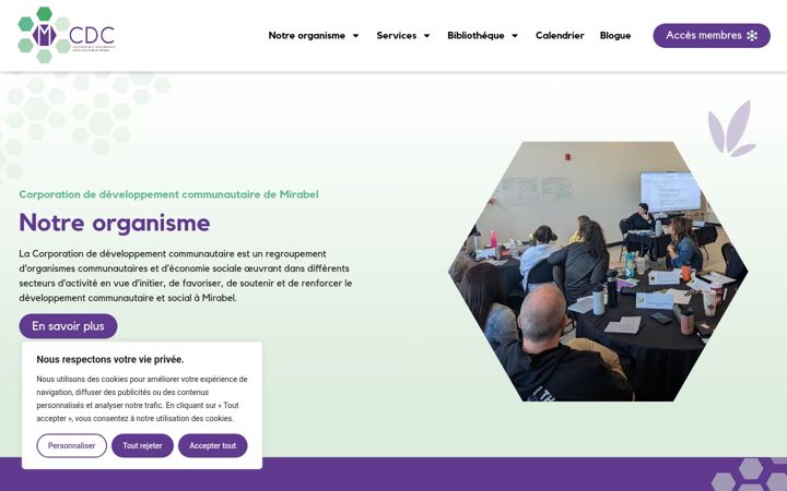 Screenshot of cdcdemirabel.com