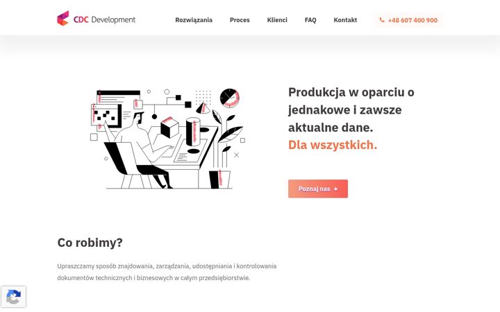Ekrano kopija cdcdevelopment.pl