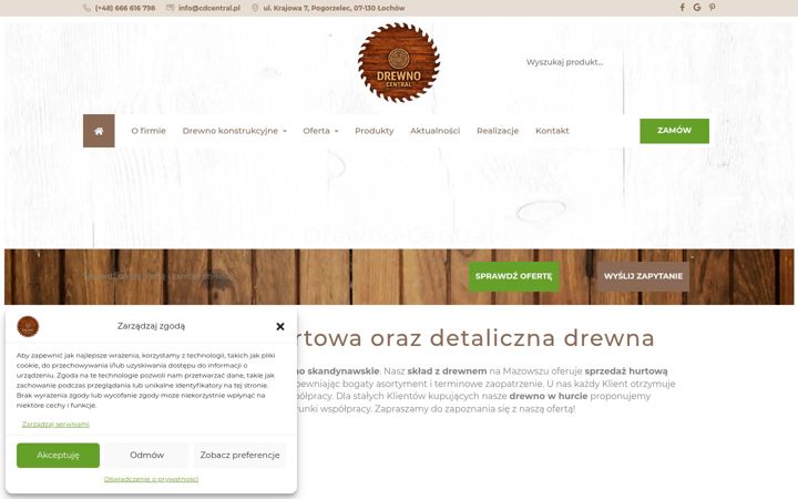 Ekrano kopija cdcentral.pl