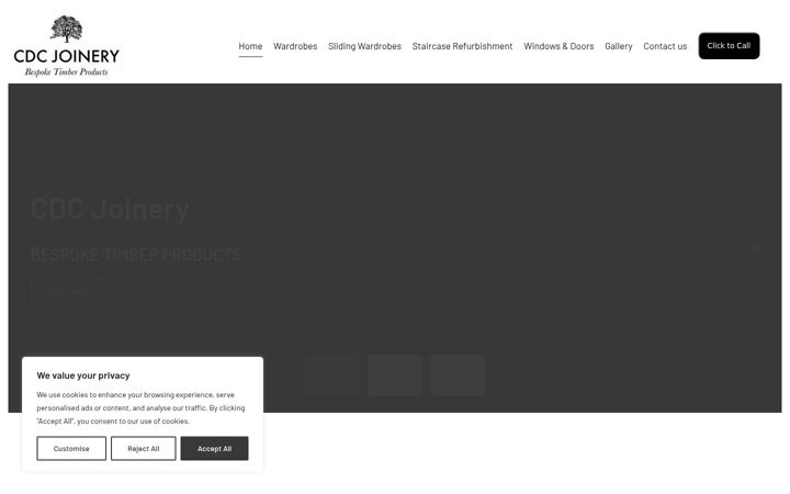 Screenshot of cdcjoinery.co.uk