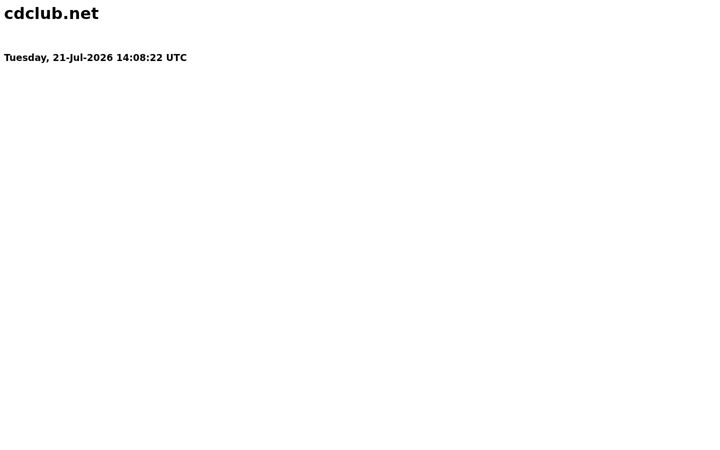 Skärmbild av cdclub.net