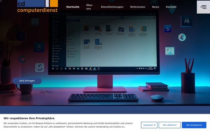 Skærmbillede af cdcomputerdienst.de