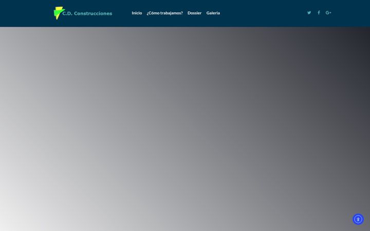 Screenshot of cdconstrucciones.es