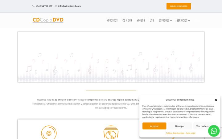 Screenshot of cdcopiadvd.es