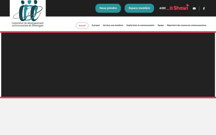 Screenshot του cdcshawinigan.ca