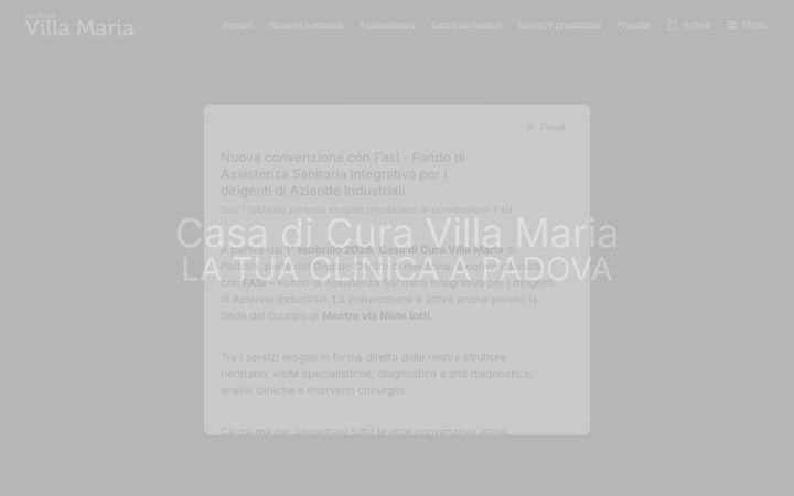 Screenshot of cdcvillamaria.it