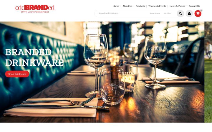 Screenshot of cddbranded.com