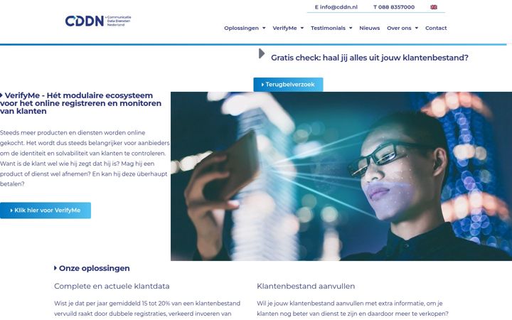 Screenshot of cddn.nl