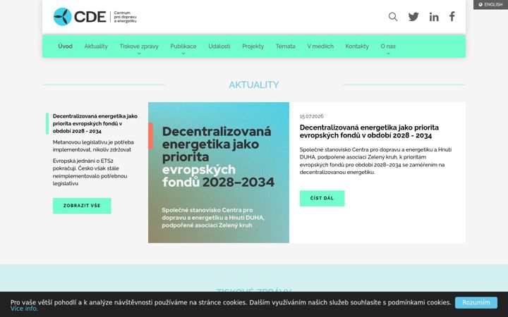 Screenshot of cde-org.cz