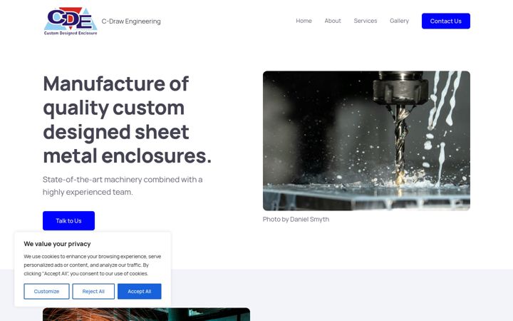 Screenshot ta' cdeeng.co.za