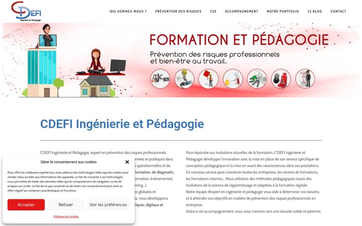 Skærmbillede af cdefipedagogie.fr