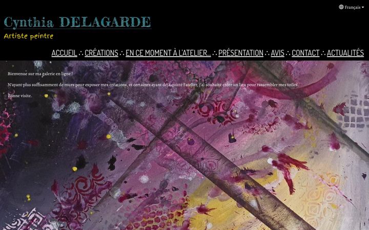 Screenshot of cdelagarde.com