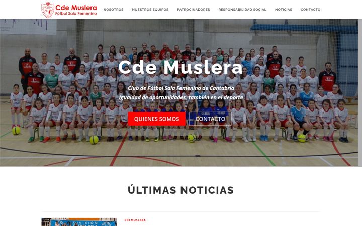 Captura de ecrã de cdemuslera.es