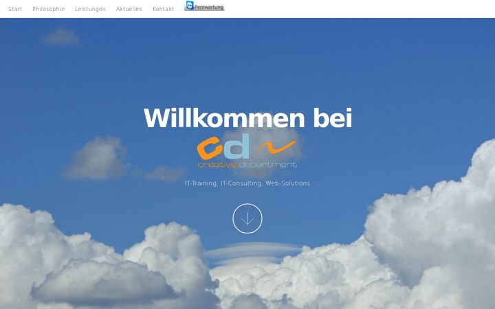 Skærmbillede af cdepartment.de
