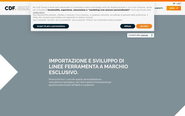 Screenshot of cdfgroup.it