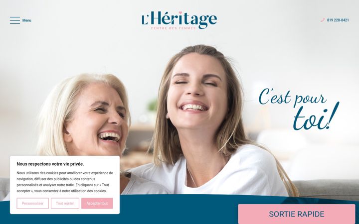 Snímek obrazovky cdfheritage.org