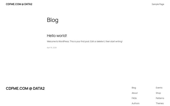 Screenshot of cdfme.com