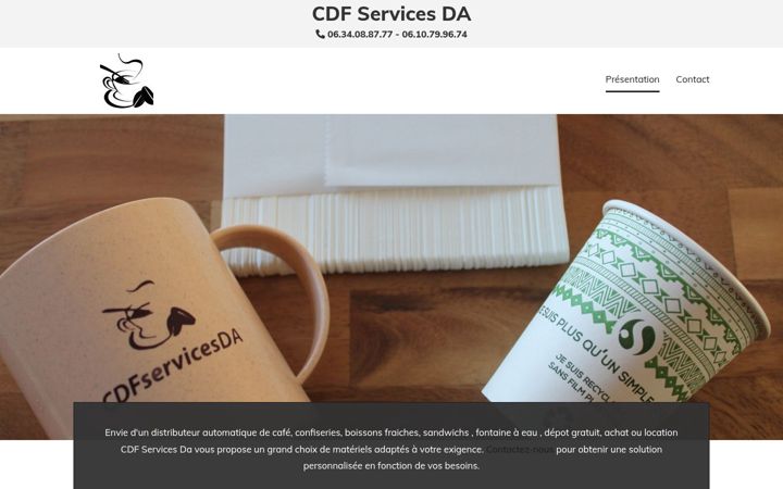 Screenshot of cdfservicesda.fr