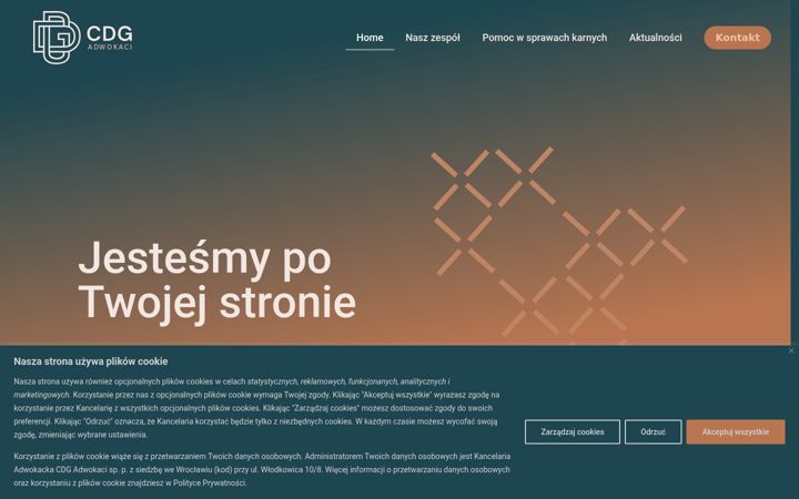 Ekrano kopija cdg-adwokaci.pl
