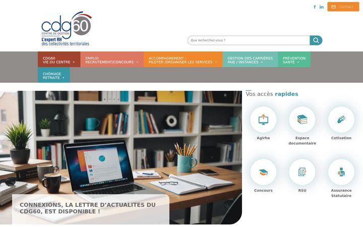 Screenshot of cdg60.com